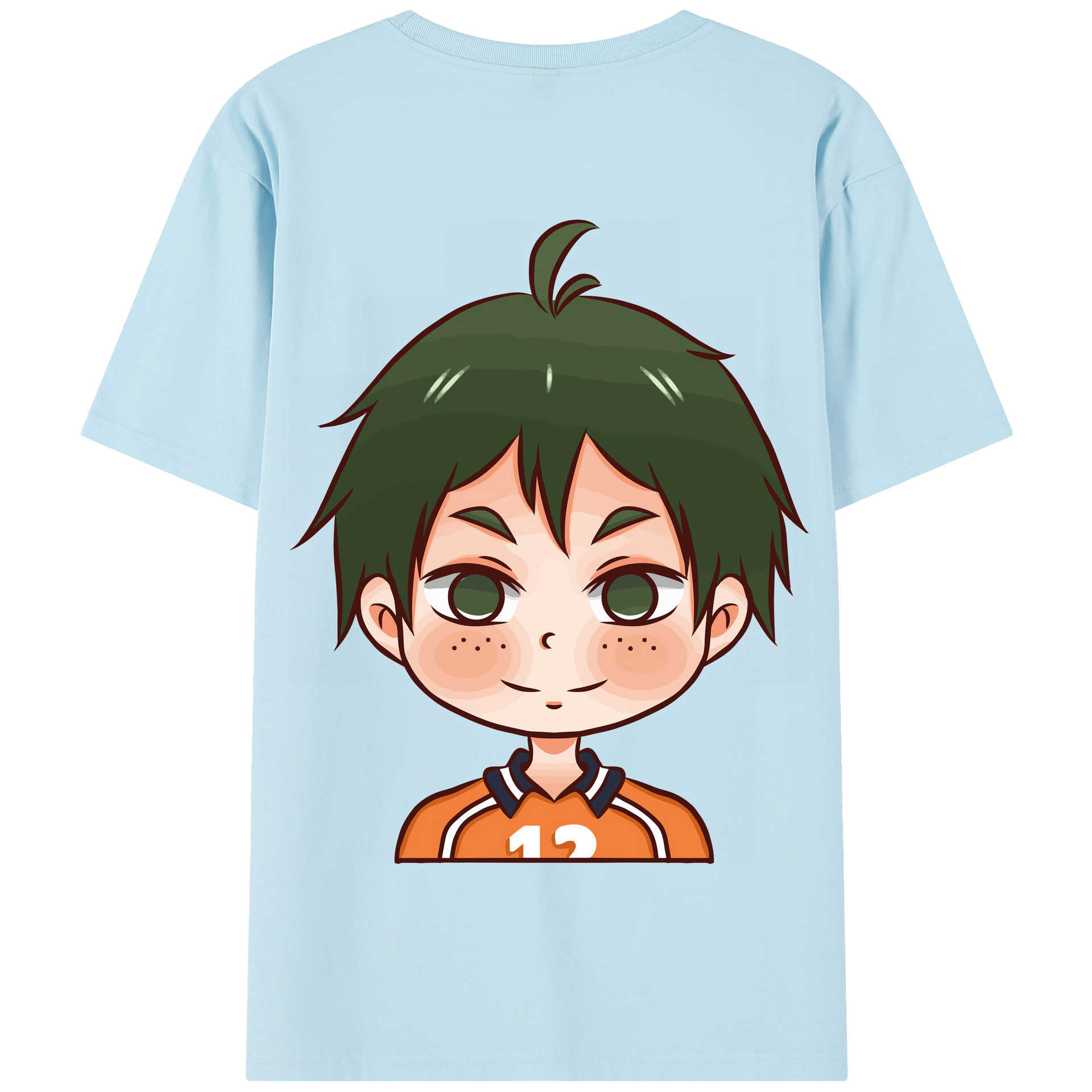 （画像用） ハイキュー!! Haikyu!! 綿100％半袖Tシャツ（背面プリント）
